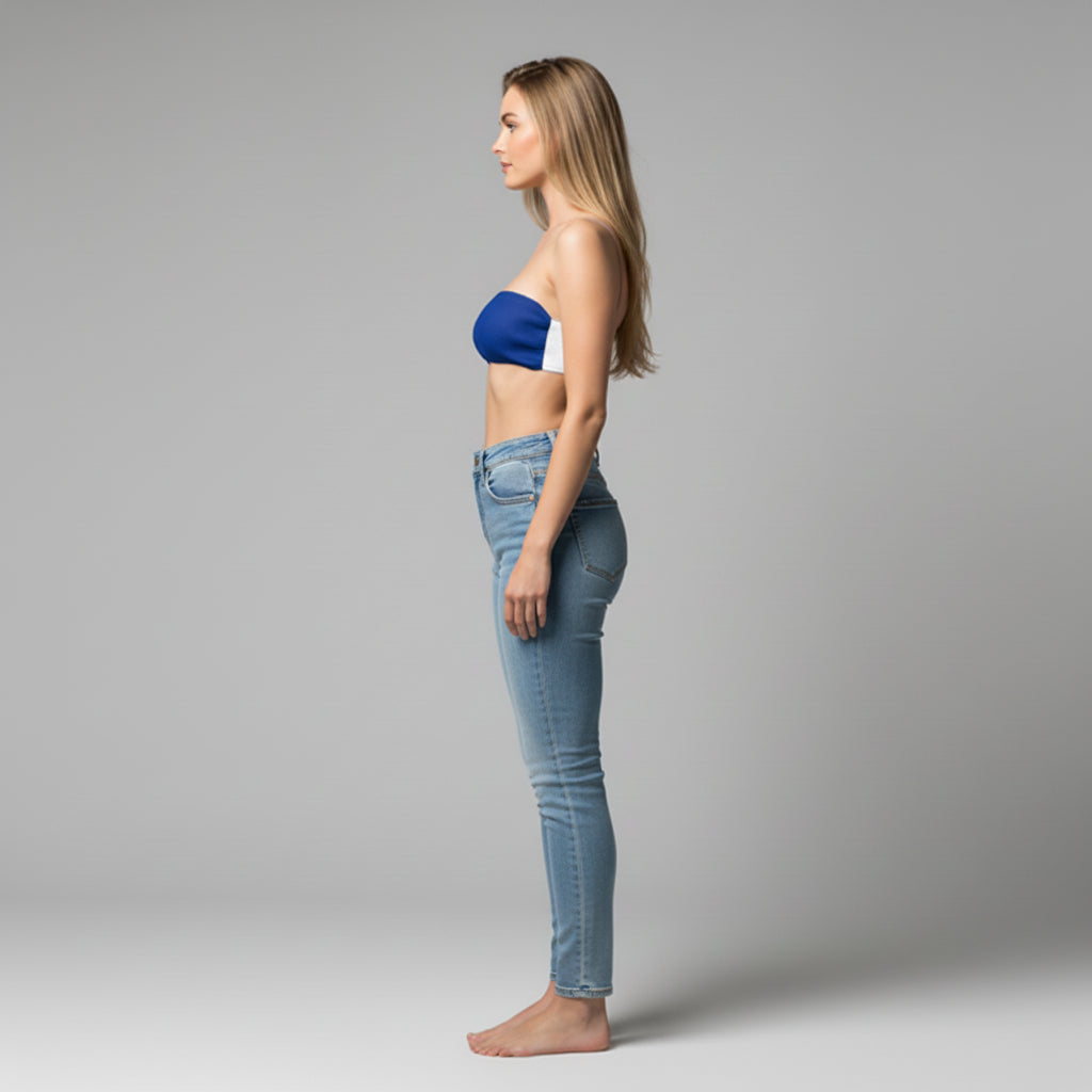 simple top (deep blue)