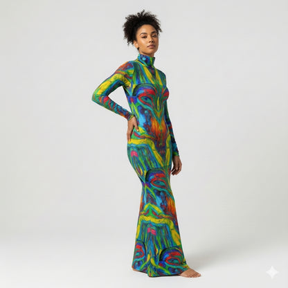 Sarong Maxi Green Jungle