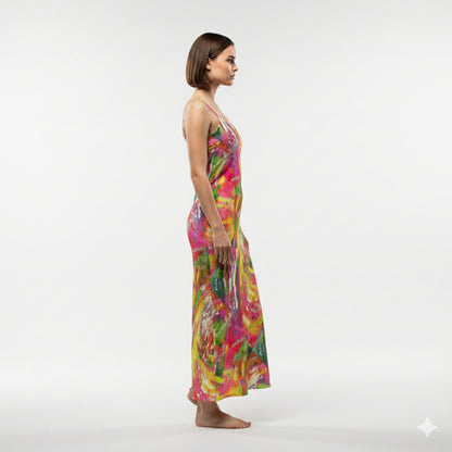 Bias Slip Dress in Ecovero Crepe