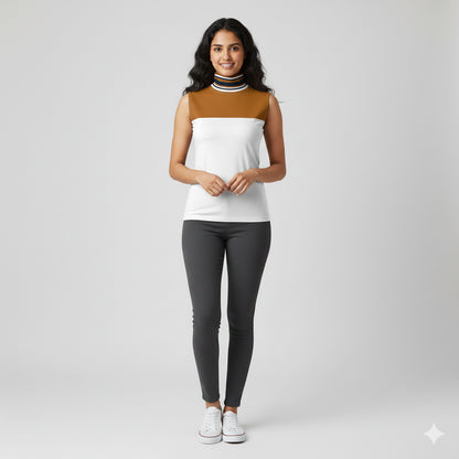 Sleeveless Turtleneck 