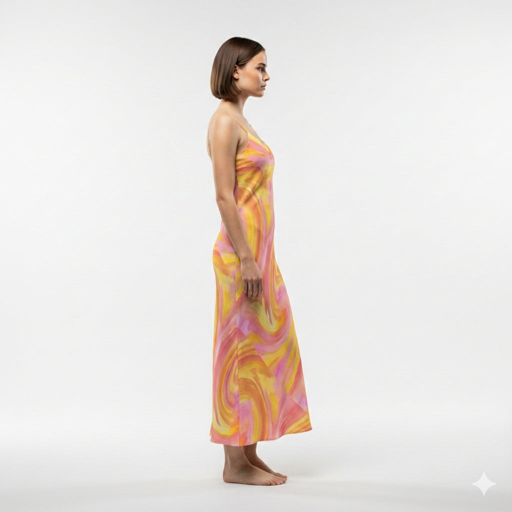 Bias Slip Dress Spring Pastels