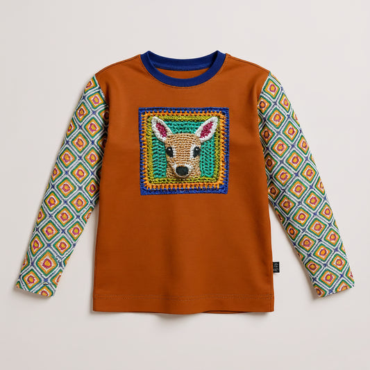 Oh Deer Top: Children’s Long Sleeve T-Shirt