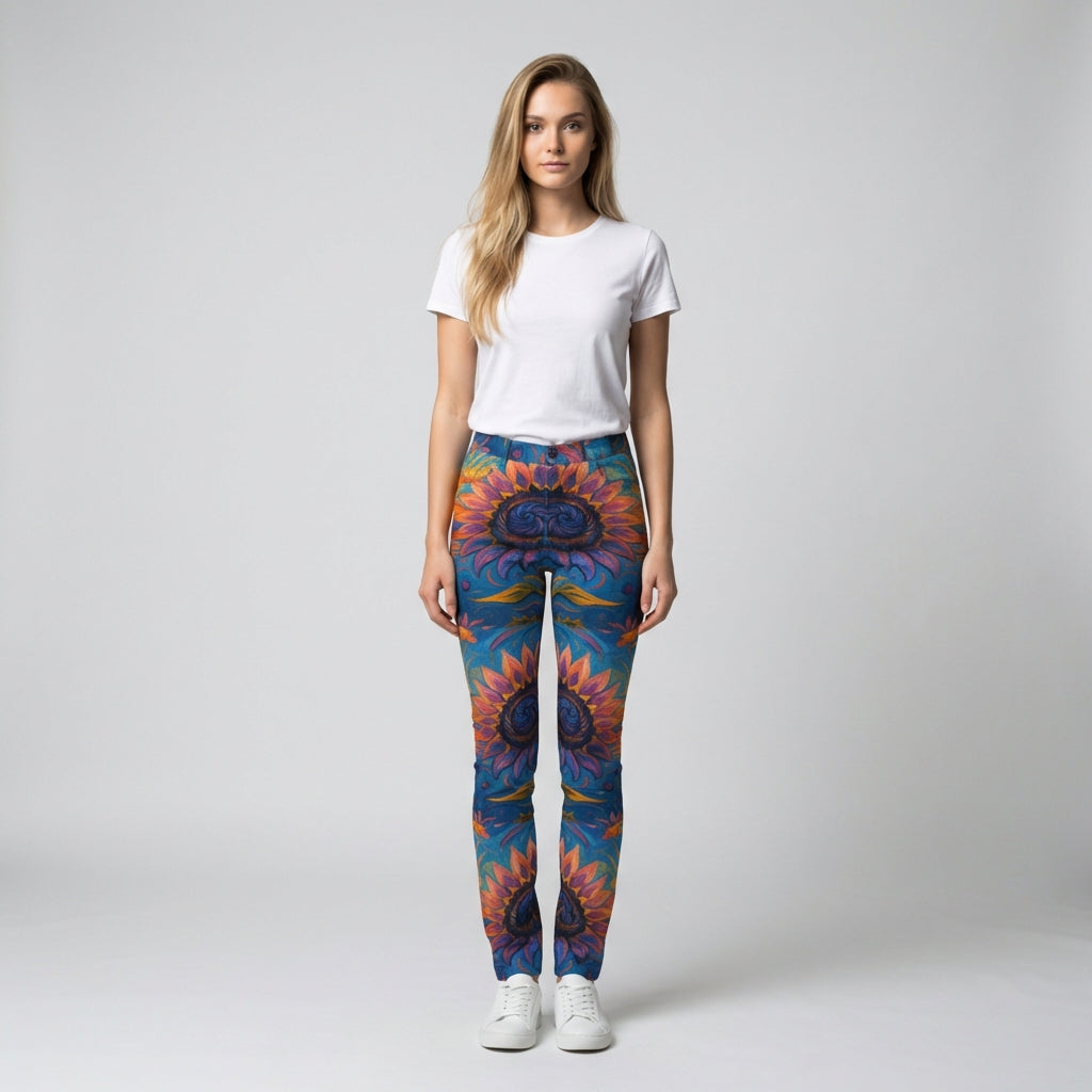 Skinny Jeans Sunflower Beach
