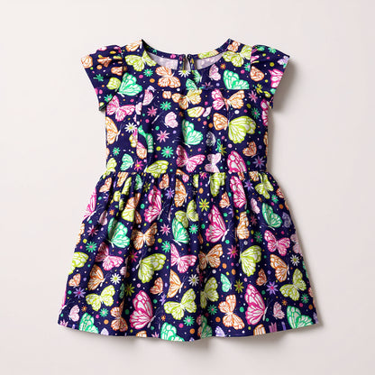 Butterflies Ruffled Top