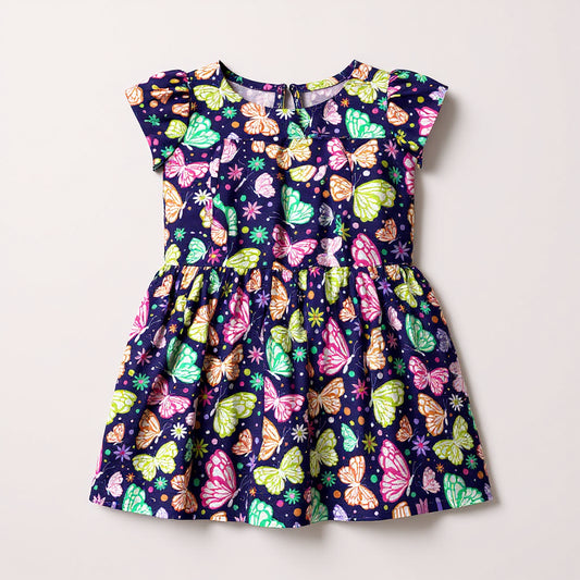Butterflies Ruffled Top