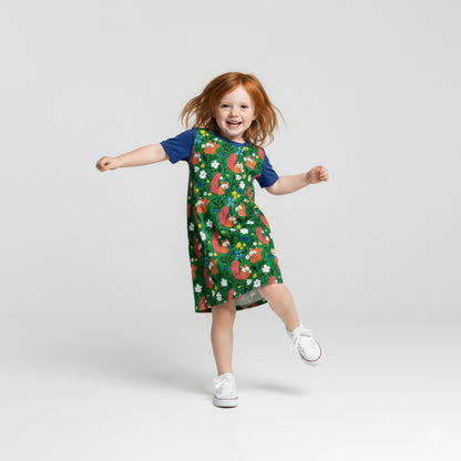 Squirrel Garden Tee Dress
