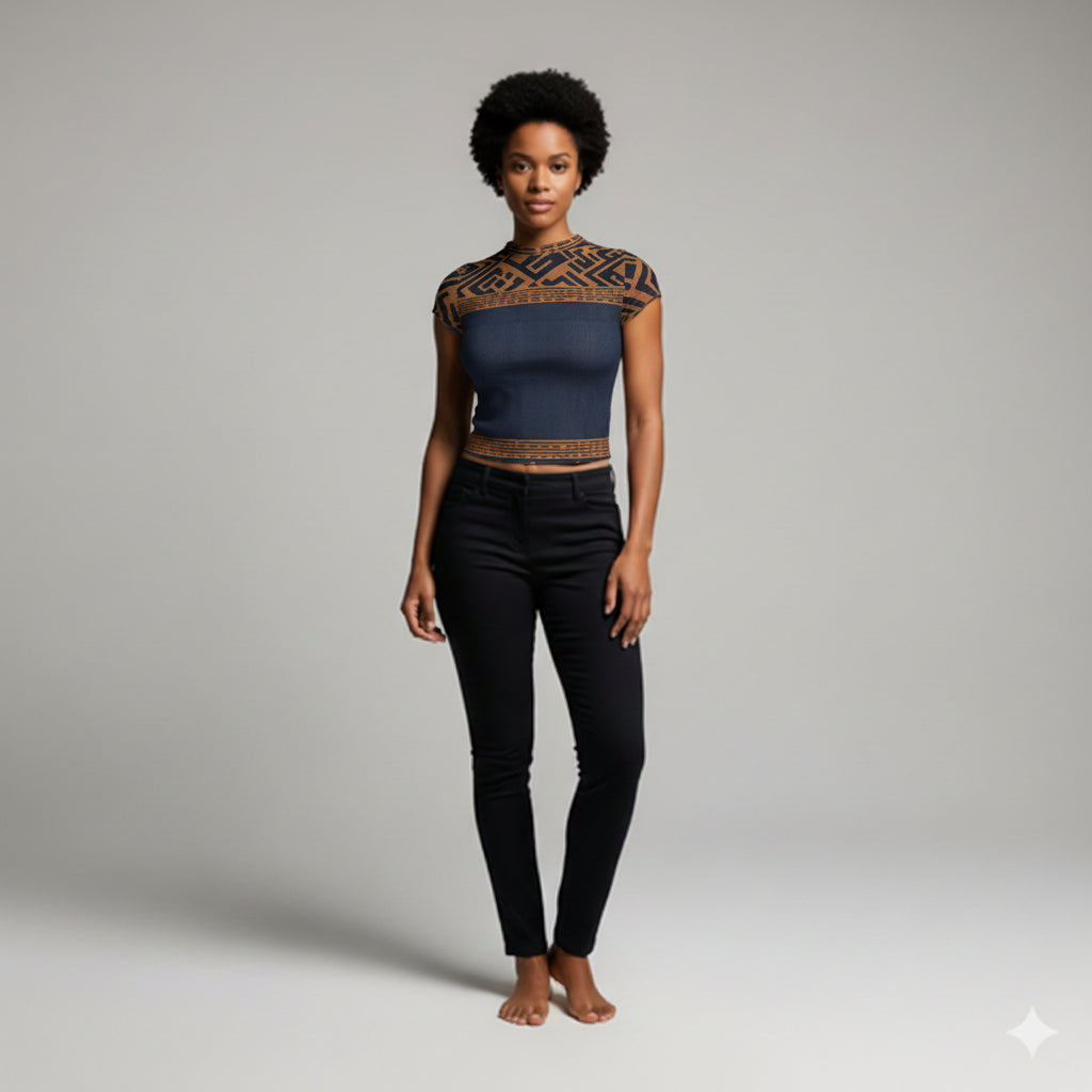 Gilded Cropped Tee
