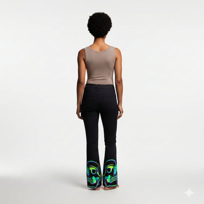 Glo-skull Bellbottoms