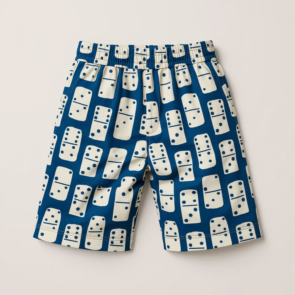 Domino Power Shorts in Deep Blue