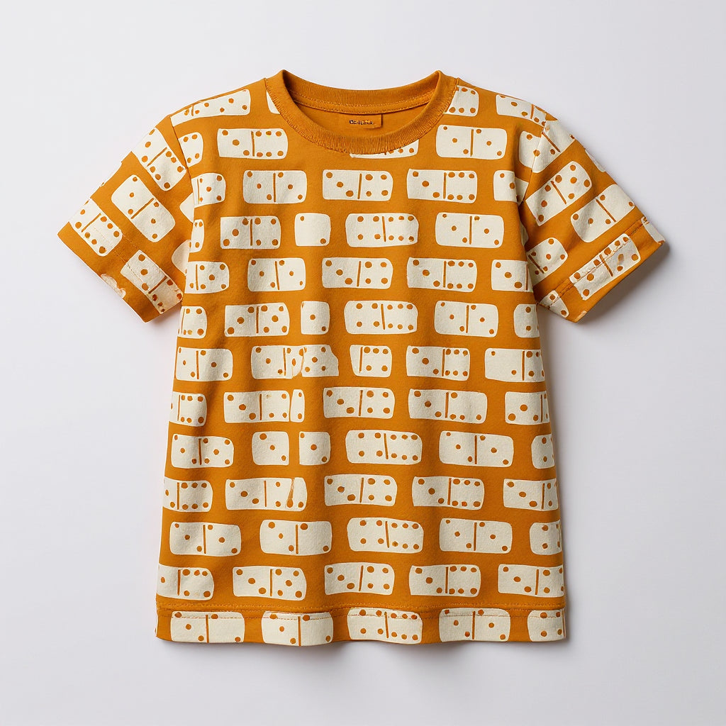 Domino Power Tee in Orange