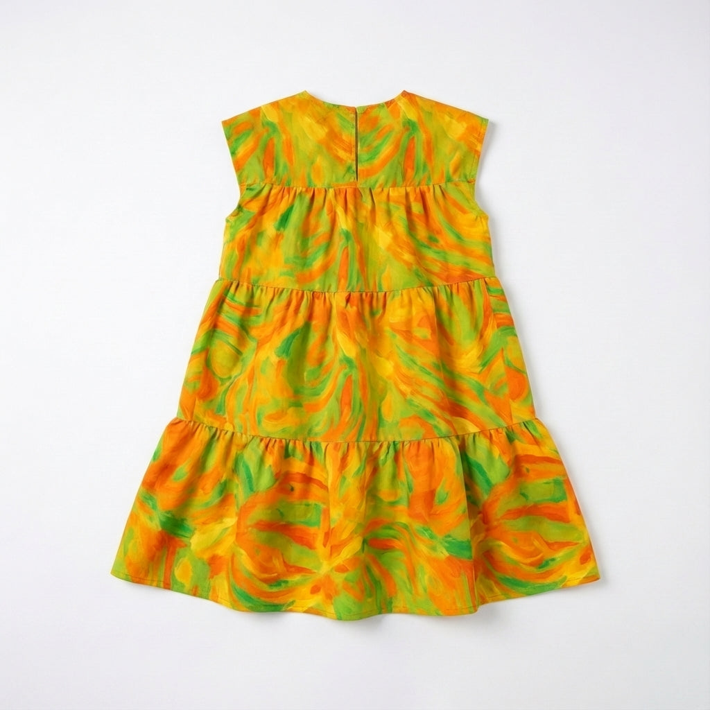 Girls Dress Fruity Noodles