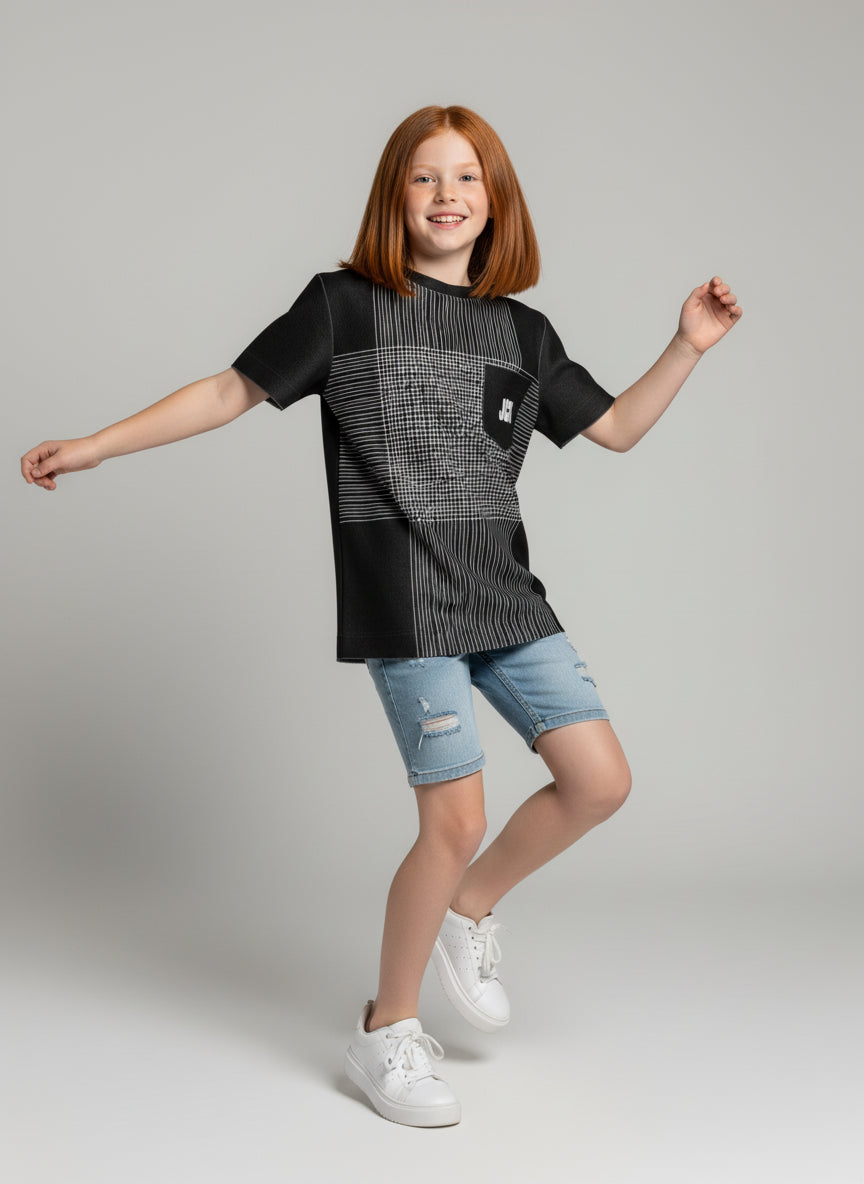 The Joy Division Plaid T-shirt