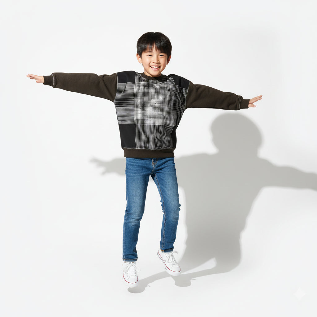 The Joy Division Plaid Sweatshirt