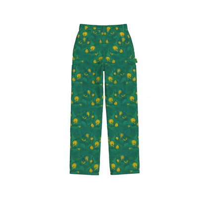 Carpenter Pants Yellow Flowers