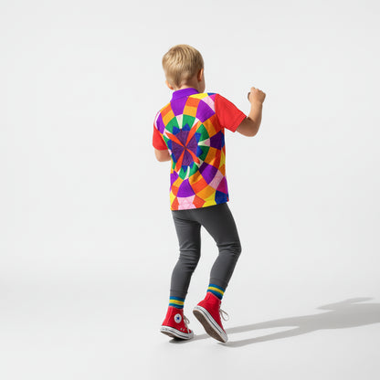 Kaleidoscope Back Polo – Children’s Polo