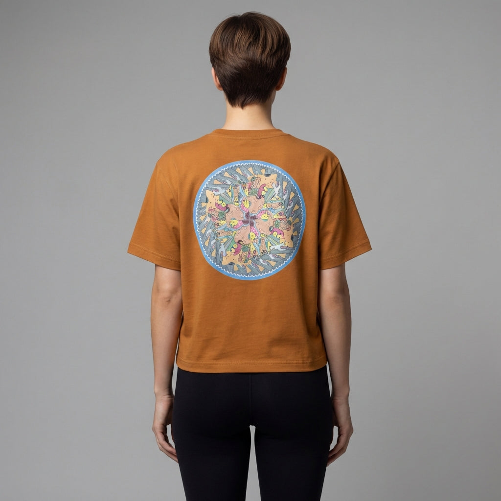Was It Real? Women's Browned Orange Tee