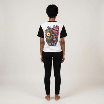 Maine-ish Reverse Women's Two-Tone White Tee