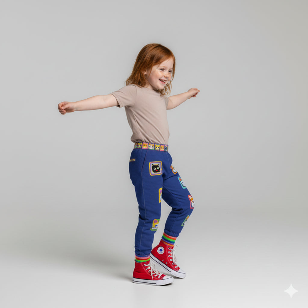 The Great Cats-by Pants in Blueberry