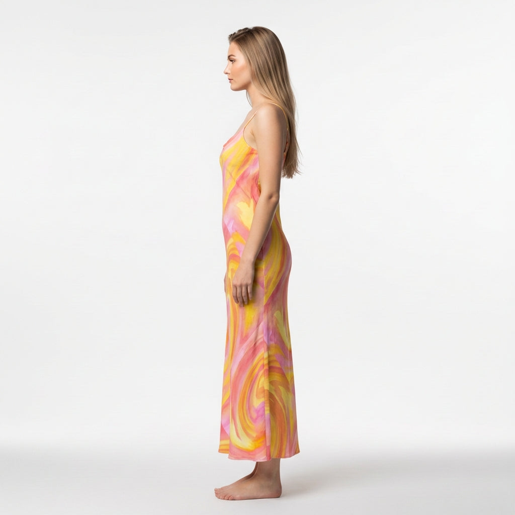 Bias Slip Dress Spring Pastels