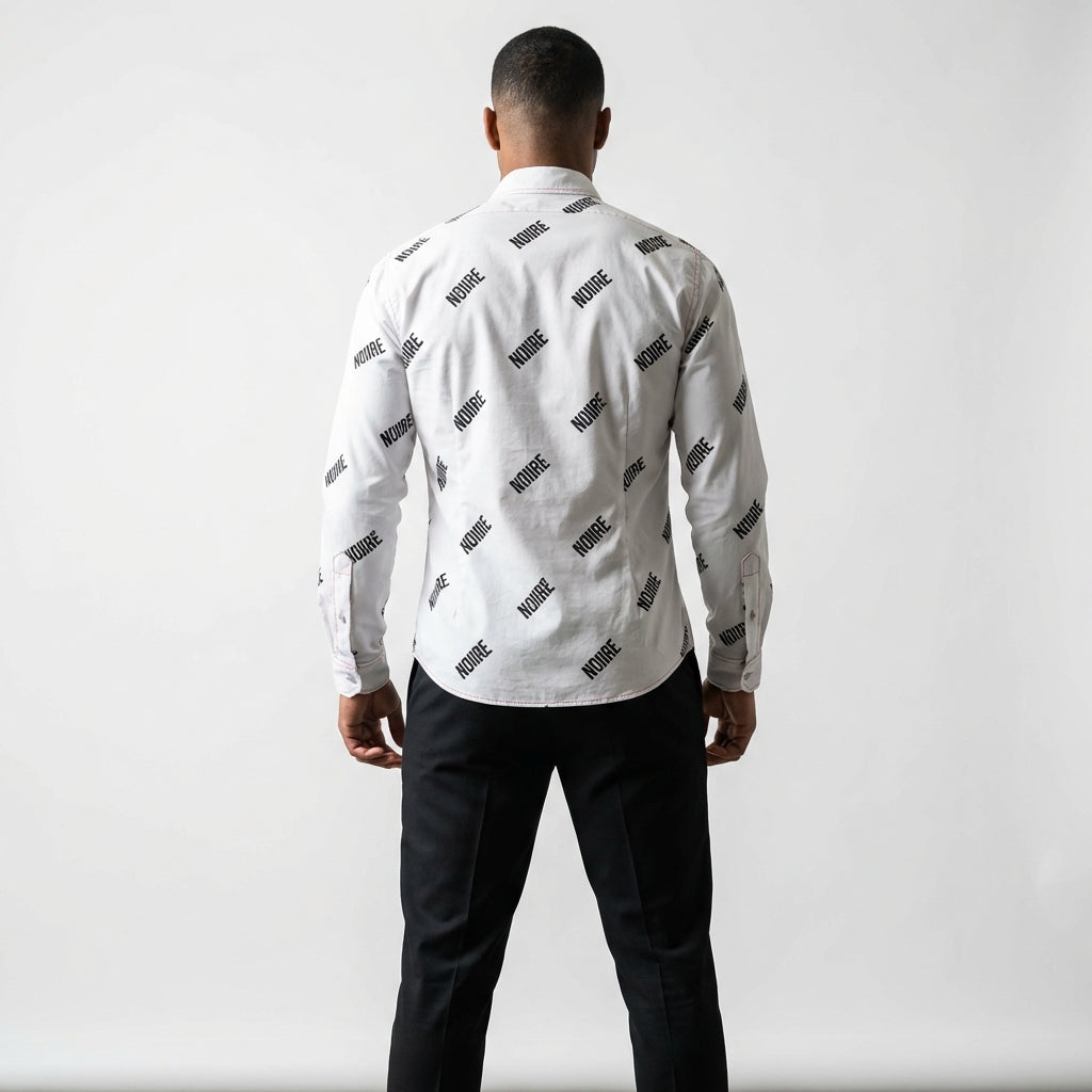 Noiire Multi Botton Down Dress Shirt