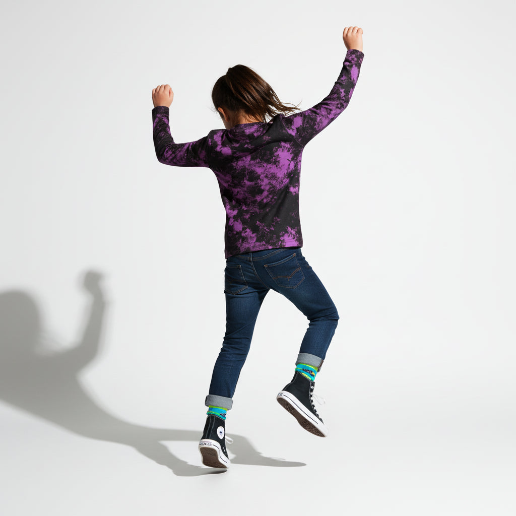 Punk Skull Long Sleeve Top