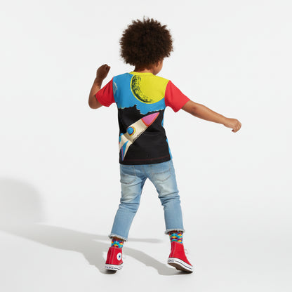 Retro Mini Robot Rocket Tee