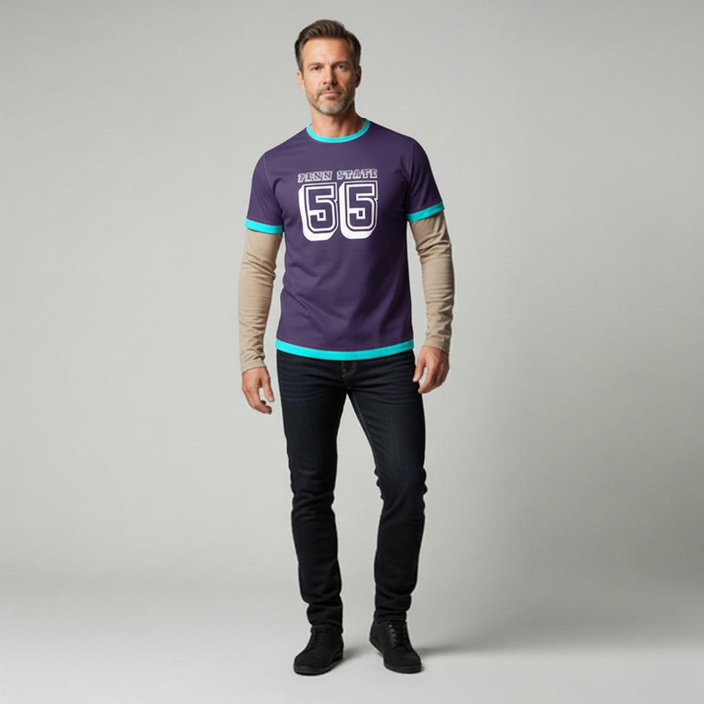 Turquoise Retro T