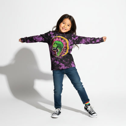 Punk Skull Long Sleeve Top