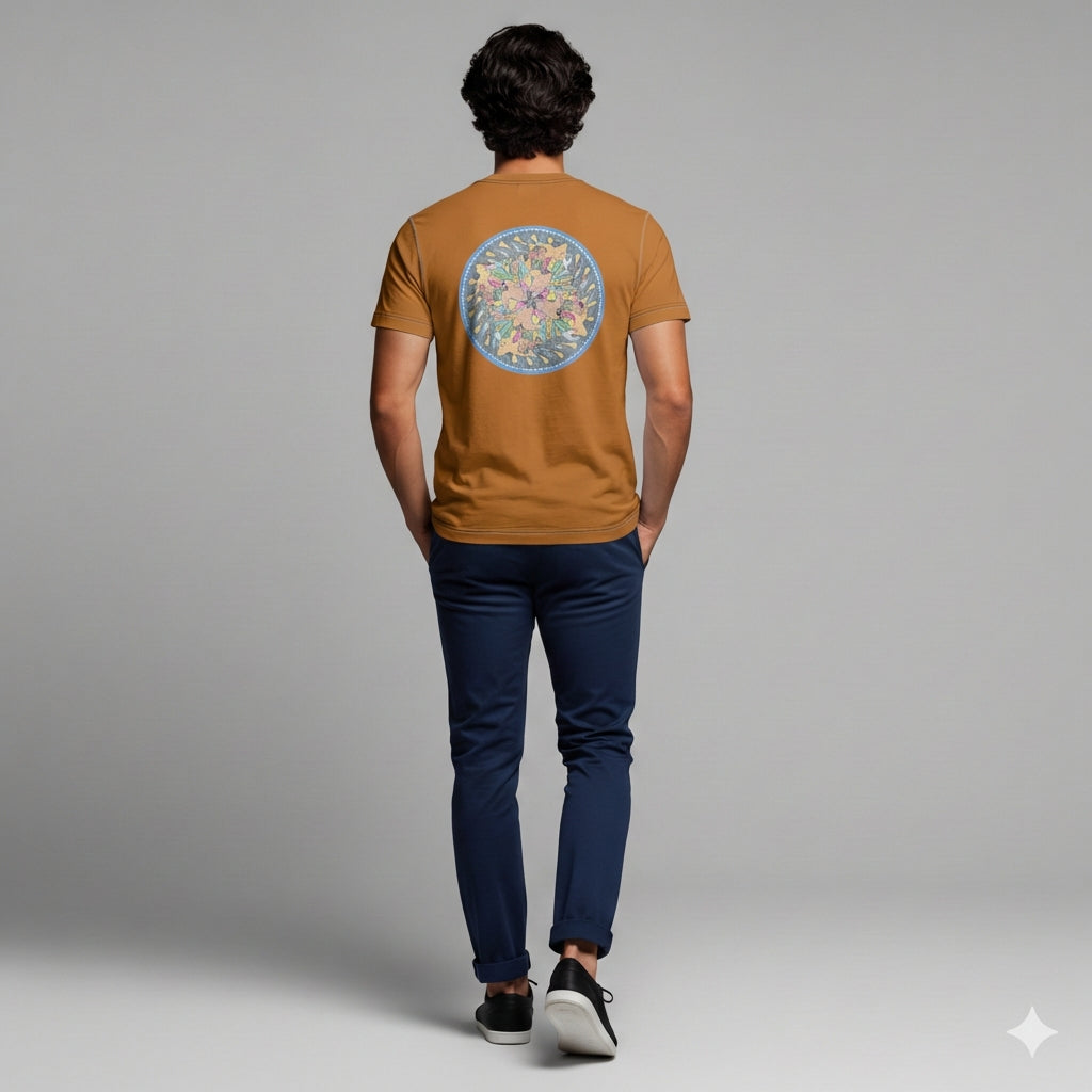 Was It Real? Men's Browned Orange Tee