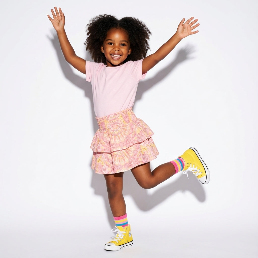 Collideiscope Ruffle Skirt