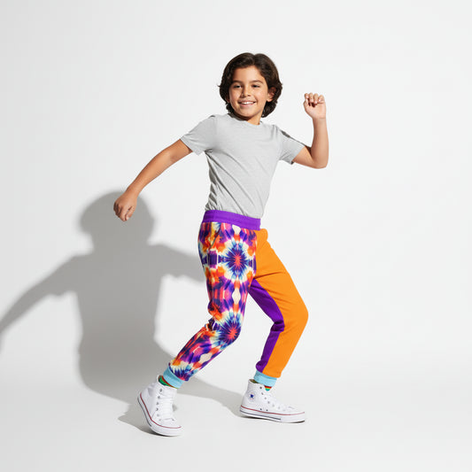 Scope Pants - Children's Jogger in Heavy French Terry White
