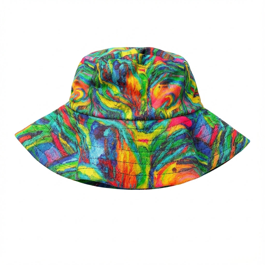 Floppy Bucket Hat Green Jungle