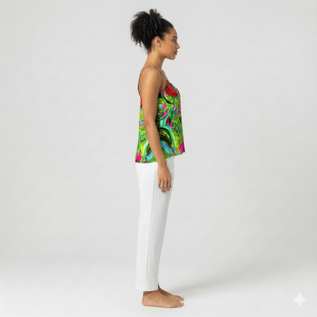 Camisole Pink Water Lilies
