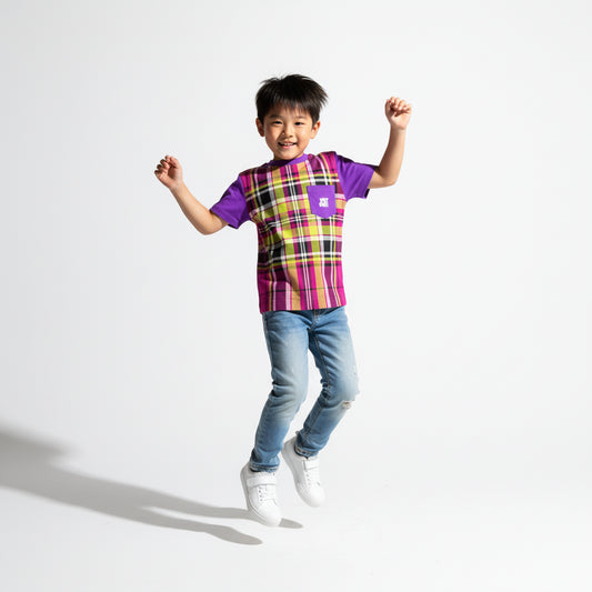 The Earth AD Plaid T-shirt