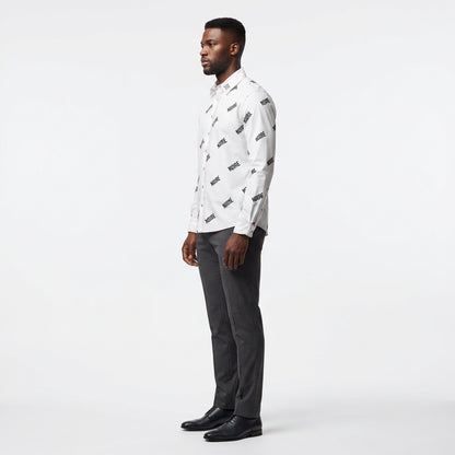 Noiire Multi Botton Down Dress Shirt