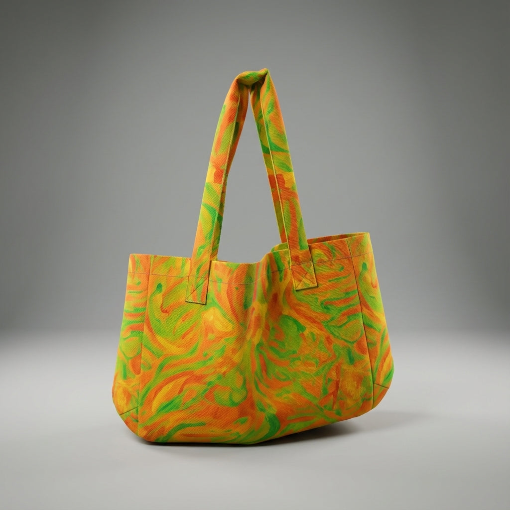 Large Tote Bag Fruity Noodles