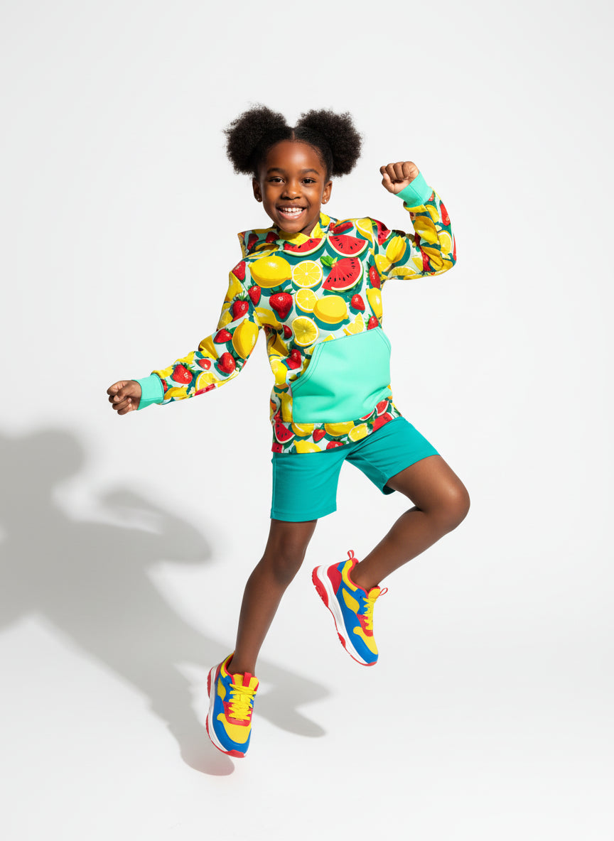 Unisex Strawberry ,Watermelon and Lemons Hoodie 