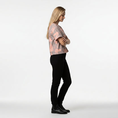 Feeder Woven Tee Peach Adobe