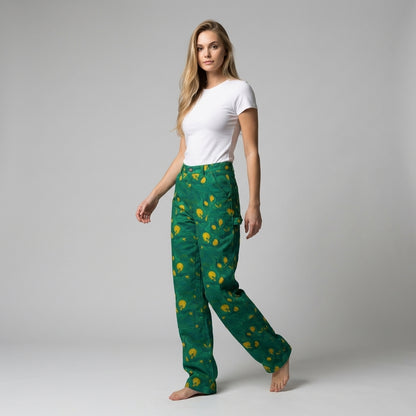 Carpenter Pants Yellow Flowers