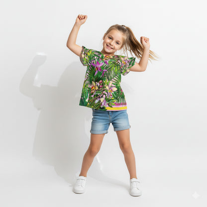 Kid's Ruffle Sleeve Top - Sweet Escape