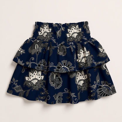 Kid's Smocked Ruffle Skirt in Legacy Lace