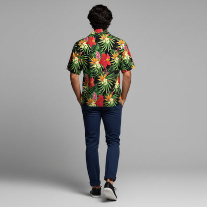 Organic Cotton Hawaiian Shirt – Camp Collar