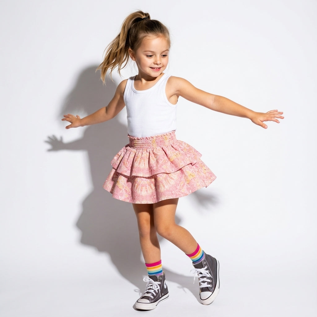 Collideiscope Ruffle Skirt