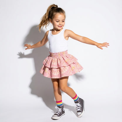 Collideiscope Ruffle Skirt