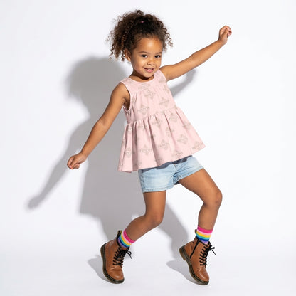 Princess Monogram Ruffle Top