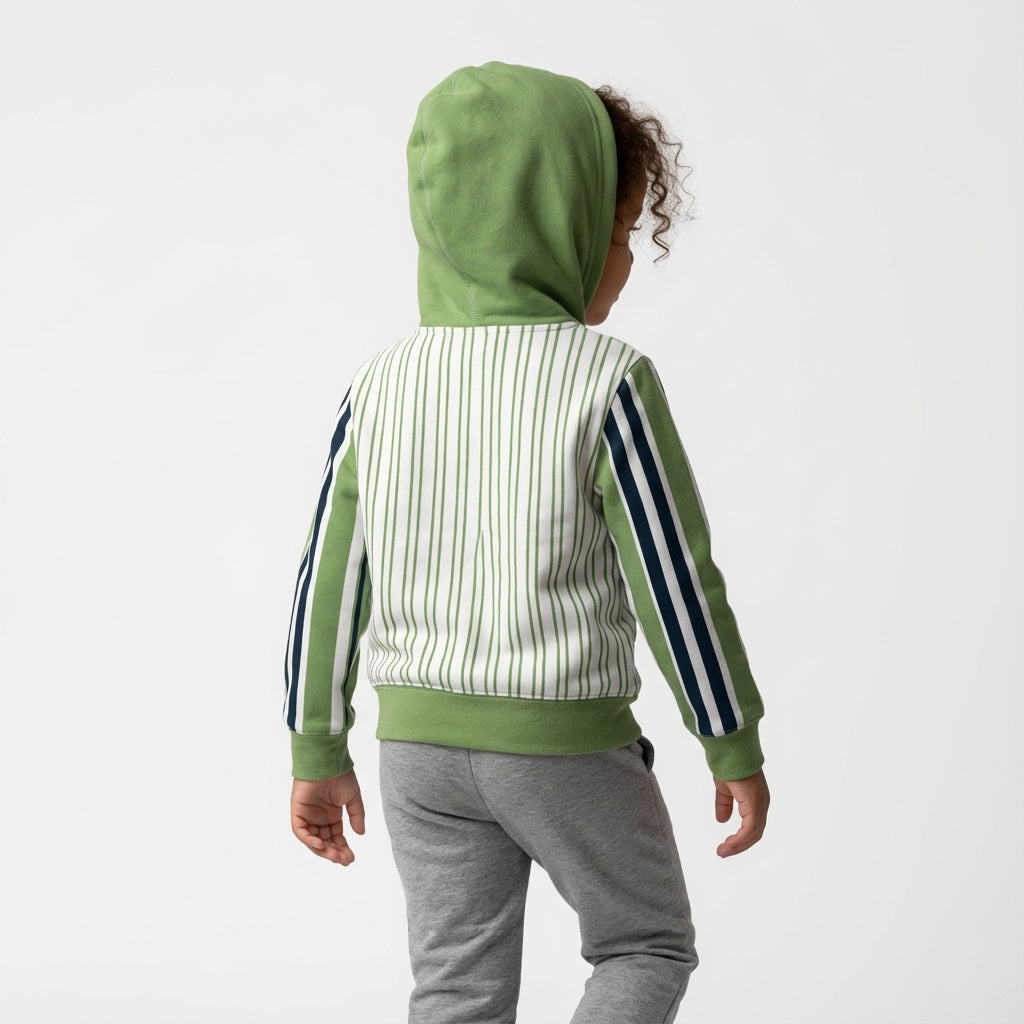 Striped Midweight Hoodie