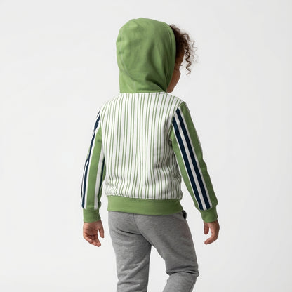 Striped Midweight Hoodie
