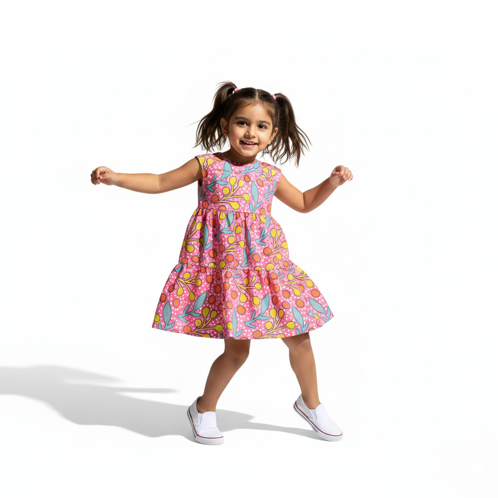 Little Lizzie Ruffle Dress -