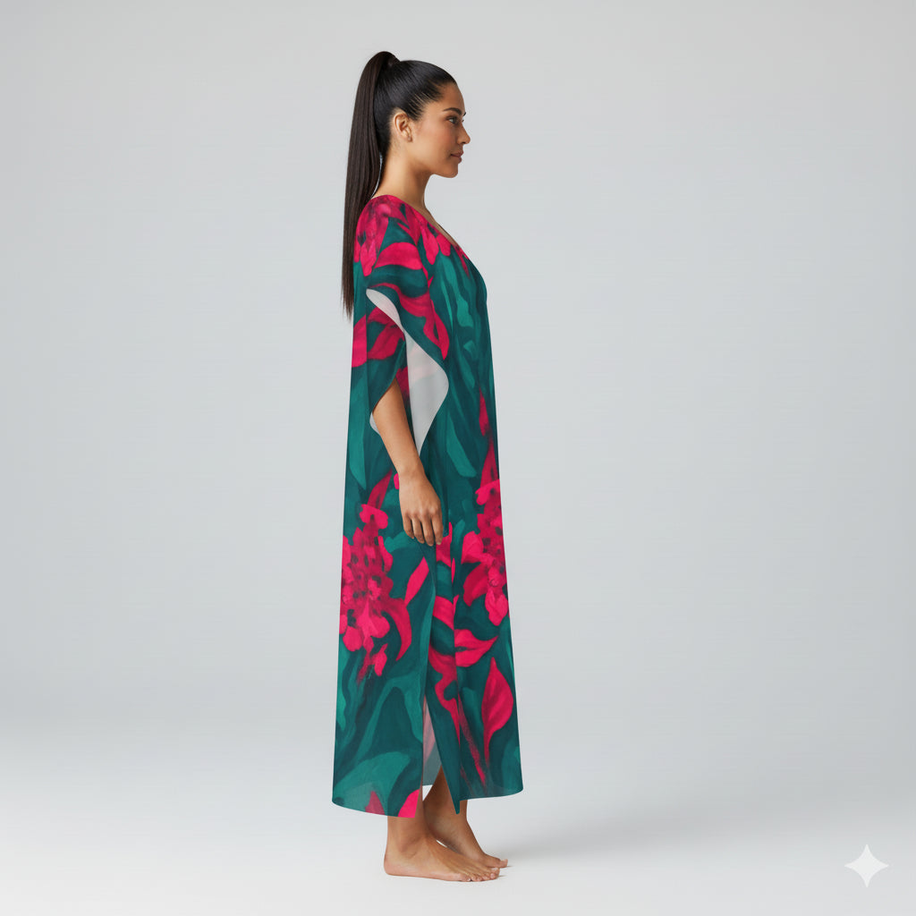 Caftan Pink Flowers