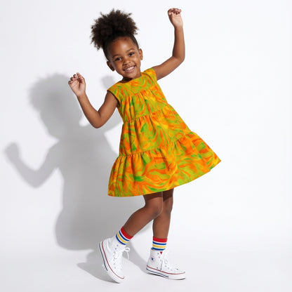 Girls Dress Fruity Noodles